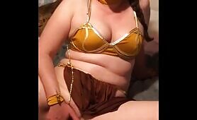 Princess Leia cosplayer gets fucked hard after Halloween party
